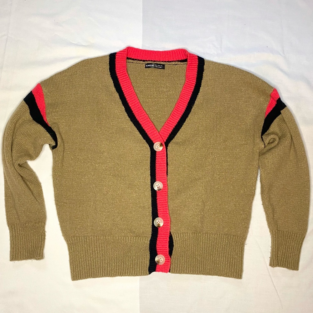 Colorblock Detail Cardigan